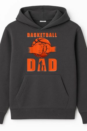 Basketball Dad And Son Hoodie