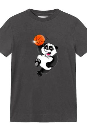 Basketball Panda Slam Dunk T-Shirt