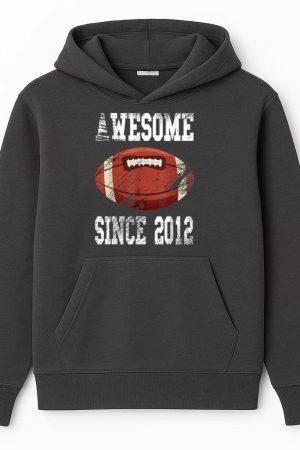 Birthday Football Player Since 2012 Hoodie