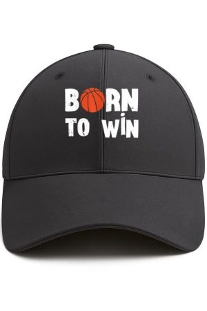 Born To Win Basketball Cotton Baseball Hat