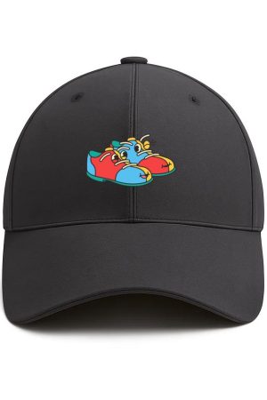 Bowling Shoes Retro Cartoon Cotton Baseball Hat