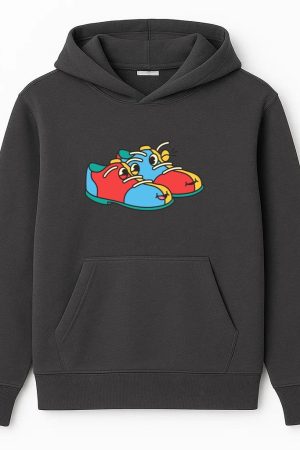 Bowling Shoes Retro Cartoon Hoodie