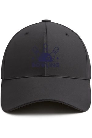Bowling Sport Badge Cotton Baseball Hat
