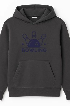 Bowling Sport Badge Hoodie