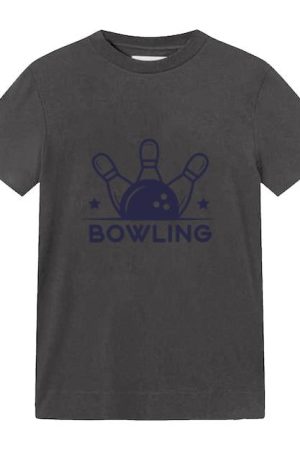 Bowling Sport Badge T-Shirt