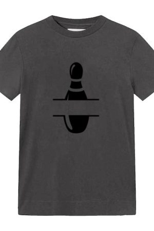 Bowling Sport Pin Label T-Shirt
