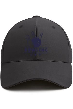 Bowling Strike Badge Cotton Baseball Hat