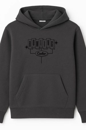 Bowling Stroke Center Signs Hoodie