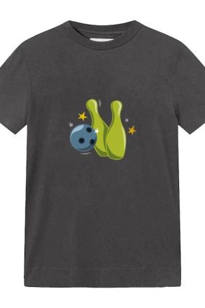 Cartoon Bowling Strike T-Shirt