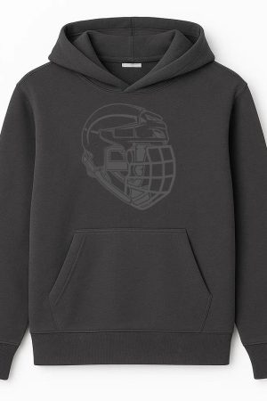 Hockey Goalie Filled Stroke Mask Hoodie