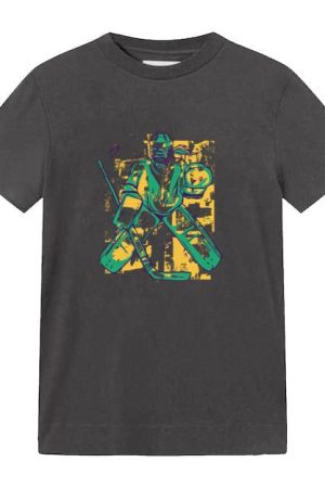 Hockey Goalie Holding A Stick T-Shirt
