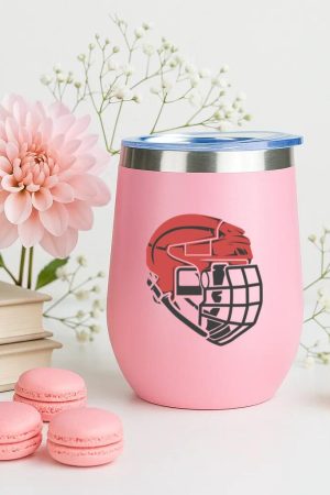 Hockey Goalie Mask Flat 12oz Tumbler