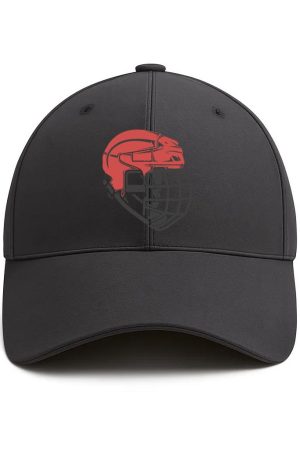 Hockey Goalie Mask Flat Cotton Baseball Hat