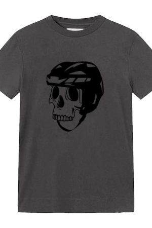Hockey Helmet Skull High Contrast T-Shirt
