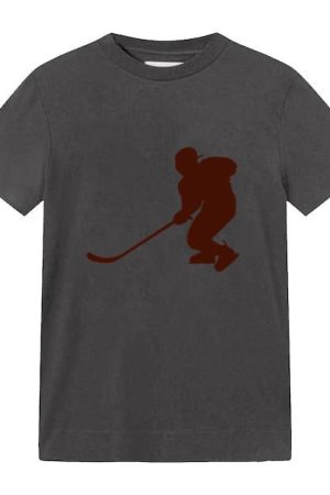 Hockey Ice Player Silhouette T-Shirt