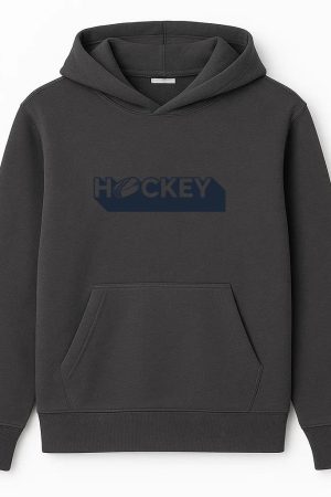 Hockey Label Cut Out Hoodie