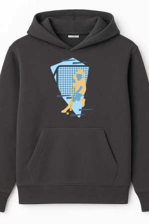 Hockey Marathon Sport People Hoodie