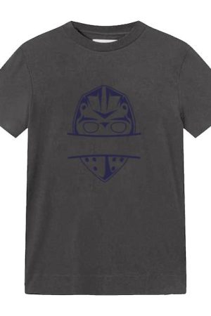 Hockey Mask Label Cut Out T-Shirt