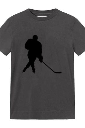 Hockey Player Breakaway Silhouette T-Shirt