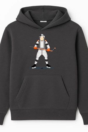 Hockey Player Player Stick Flat Hoodie