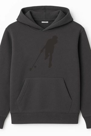 Hockey Player Reaching For The Ball Hoodie