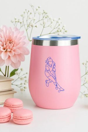 Hockey Player Stroke 12oz Tumbler