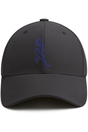 Hockey Player Stroke Cotton Baseball Hat