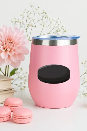 Hockey Puck Icon 12oz Tumbler