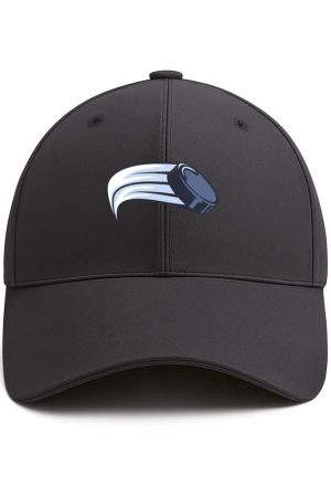 Hockey Puck In Movement Illustration Cotton Baseball Hat