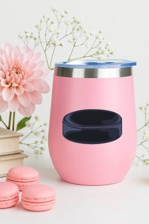 Hockey Puck Simple Illustration 12oz Tumbler