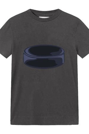 Hockey Puck Simple Illustration T-Shirt