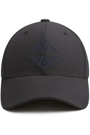 Hockey Split Monogram Cotton Baseball Hat