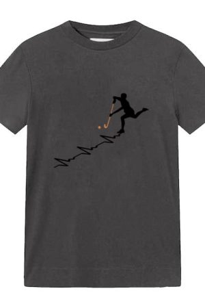 Hockey Sport Heartbeat Silhouette T-Shirt