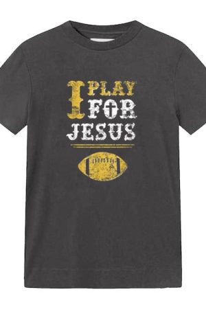 I Play For Jesus Christian Football T-Shirt