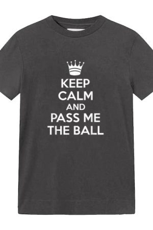 Keep Calm Pass Me The Ball Basketball T-Shirt