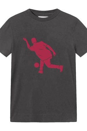 Man Bowling And Ball Silhouette T-Shirt