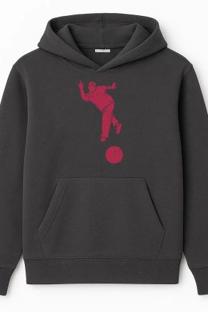 Man Bowling People Hoodie