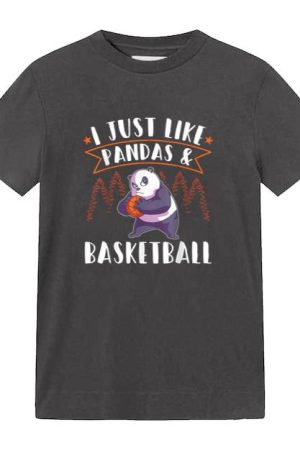 Panda Basketball Player I Just Like Pandas T-Shirt