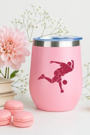 Person Bowling Silhouette 12oz Tumbler