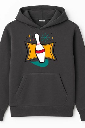 Retro Bowling Pin Hoodie