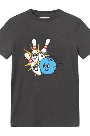 Spare Retro Cartoon Bowling T-Shirt