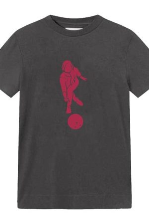 Woman Bowling Silhouette T-Shirt