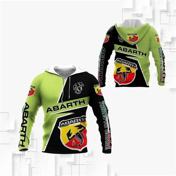 Abarth Shirt Fan Gift 14 Stylist Unisex 3d Hoodie Zip Hoodie Genxprint