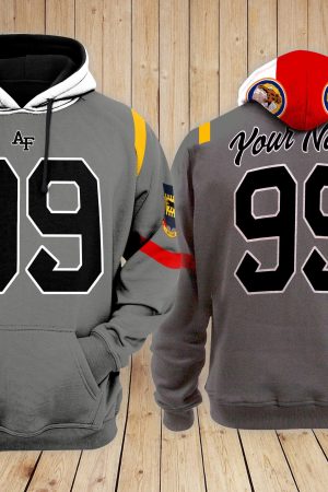 Air Force Falcons Hoodie NCAA Sweatshirt Hoodie Zipped Hoodie Genxprint