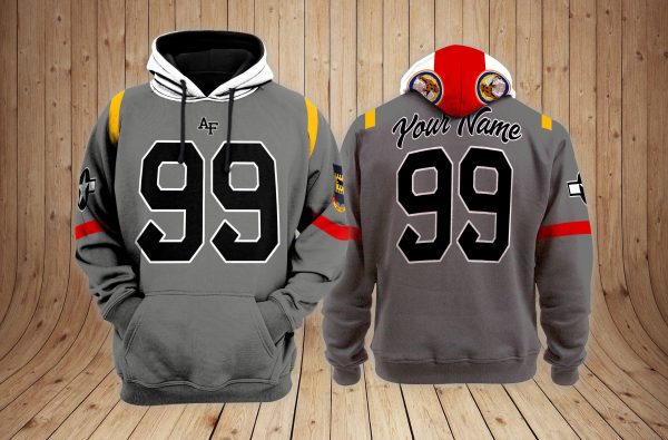 Air Force Falcons Hoodie NCAA Sweatshirt Hoodie Zipped Hoodie Genxprint