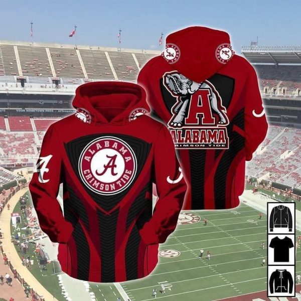 Alabama Crimson Tide Fan Hoodie Zip Hoodie Genxprint