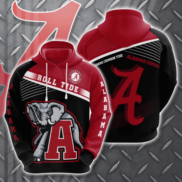 Alabama Crimson Tide Hoodie Zip Hoodie Genxprint