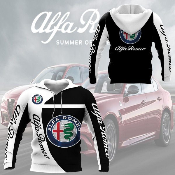 Alfa Romeo Shirt Fan Gift 190 Stylist Unisex 3d Hoodie Zip Hoodie Genxprint