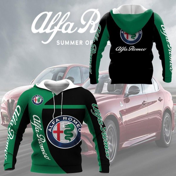 Alfa Romeo Shirt Fan Gift 192 Stylist Unisex 3d Hoodie Zip Hoodie Genxprint