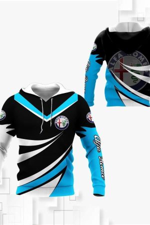 Alfa Romeo Shirt Fan Gift 21 Stylist Unisex 3d Hoodie Zip Hoodie Genxprint